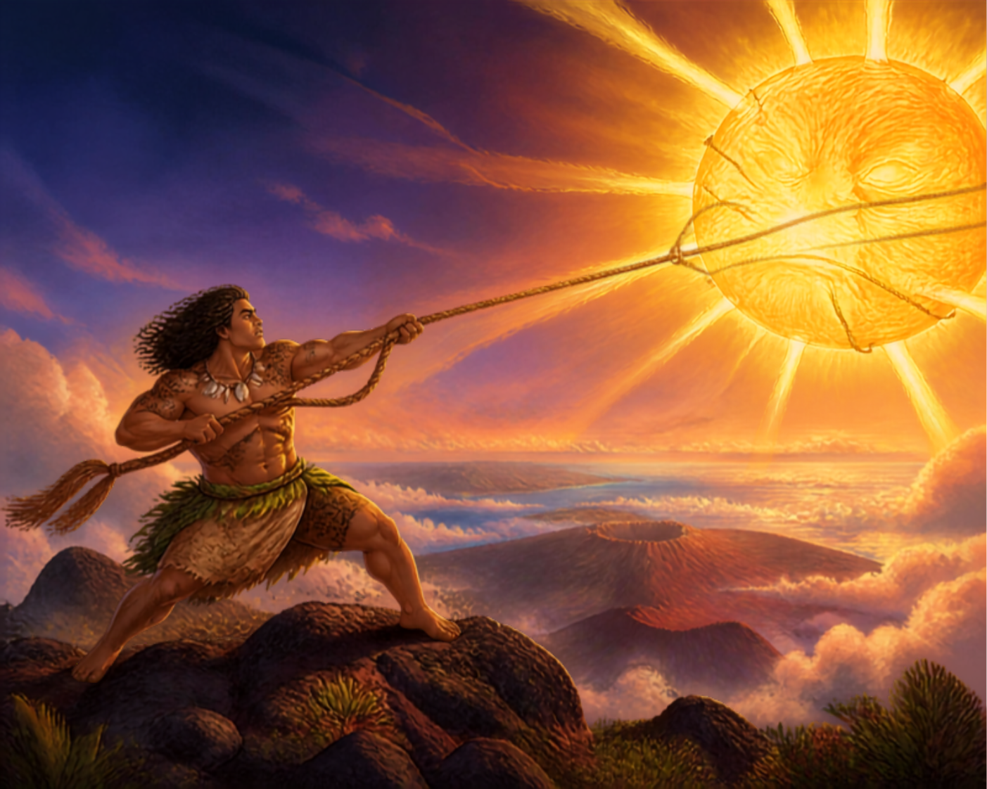 Previous story cover image for Maui Snaring the Sun